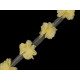 Chiffon flower trim on tulle width 60 mm - Cream lightest (9 Meters) Chiffon flower trim on tulle width 60 mm - Cream lightest (9 Meters)