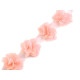Chiffon flower trim on tulle width 60 mm - Cream lightest (9 Meters) Chiffon flower trim on tulle width 60 mm - Cream lightest (9 Meters)