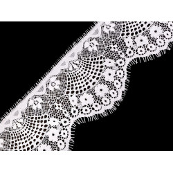 Koronka francuska szerokość 90 mm - White (3 Metry)