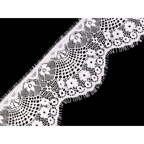 French lace trim width 90 mm - Red (3 Meters) French lace trim width 90 mm - Red (3 Meters)