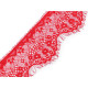 French lace trim width 90 mm - Red (3 Meters) French lace trim width 90 mm - Red (3 Meters)