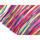 Bordo con frange, larghezza: 14 cm, neon - Multicolore (9 Metri) Bordo con frange, larghezza: 14 cm, neon - Multicolore (9 Metri)