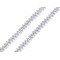 Galon métallique - Argent (1 Mètre)