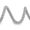Twisted cotton cord / rope ø10 mm, macrame - Lightgrey (1 Meter)