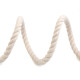 Bavlnená šnúra krútená ø10 mm tuhá, macrame - Biela (1 Meter) Bavlnená šnúra krútená ø10 mm tuhá, macrame - Biela (1 Meter)