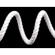 Bavlnená šnúra krútená ø10 mm tuhá, macrame - Biela (1 Meter) Bavlnená šnúra krútená ø10 mm tuhá, macrame - Biela (1 Meter)
