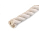 Bavlnená šnúra krútená ø10 mm tuhá, macrame - Biela (1 Meter) Bavlnená šnúra krútená ø10 mm tuhá, macrame - Biela (1 Meter)