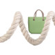 Twisted cotton cord / rope ø14 mm, macrame - Ecru light (5 Meters) Twisted cotton cord / rope ø14 mm, macrame - Ecru light (5 Meters)