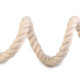 Twisted cotton cord / rope ø14 mm, macrame - Ecru light (5 Meters) Twisted cotton cord / rope ø14 mm, macrame - Ecru light (5 Meters)