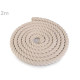 Twisted cotton cord / rope ø14 mm, macrame - Ecru light (5 Meters) Twisted cotton cord / rope ø14 mm, macrame - Ecru light (5 Meters)