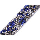Iron on rhinestone trimming braid width 15 mm - Red (9 Meters) Iron on rhinestone trimming braid width 15 mm - Red (9 Meters)