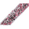 Galon thermocollant avec strass, largeur 15 mm - Bébé rose (1 Mètre)