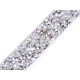 Iron on rhinestone trimming braid width 15 mm - Red (9 Meters) Iron on rhinestone trimming braid width 15 mm - Red (9 Meters)