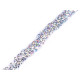 Elastic sequin trimming width 10 mm - Silver (1 Meter) Elastic sequin trimming width 10 mm - Silver (1 Meter)