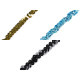 Elastic sequin trimming width 10 mm - Silver (1 Meter) Elastic sequin trimming width 10 mm - Silver (1 Meter)