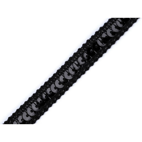 Taśma z cekinami szerokość 12 mm - Złoty jasny (54 Metry) Taśma z cekinami szerokość 12 mm - Złoty jasny (54 Metry)