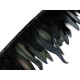 Prýmek - kohoutí peří 14-16 cm - Šedá paloma (1 Metr) Prýmek - kohoutí peří 14-16 cm - Šedá paloma (1 Metr)