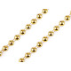 Bead trimming / garland - half-bead ø8 mm - Gold light (25 Meters)