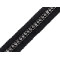 Clothing braid with rhinestones and chain width 15 mm - Black (1 Meter)
