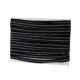 Clothing braid with rhinestones and chain width 15 mm - Black (1 Meter) Clothing braid with rhinestones and chain width 15 mm - Black (1 Meter)