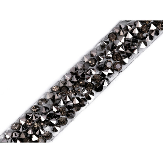 Iron-on rhinestone trimming width 12 mm - Multicolor (27 Meters) Iron-on rhinestone trimming width 12 mm - Multicolor (27 Meters)