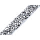 Iron-on rhinestone trimming width 12 mm - Multicolor (27 Meters) Iron-on rhinestone trimming width 12 mm - Multicolor (27 Meters)