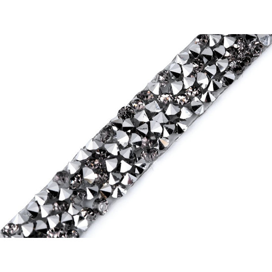Iron-on rhinestone trimming width 12 mm - Multicolor (27 Meters) Iron-on rhinestone trimming width 12 mm - Multicolor (27 Meters)