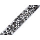 Iron-on rhinestone trimming width 12 mm - Multicolor (27 Meters) Iron-on rhinestone trimming width 12 mm - Multicolor (27 Meters)