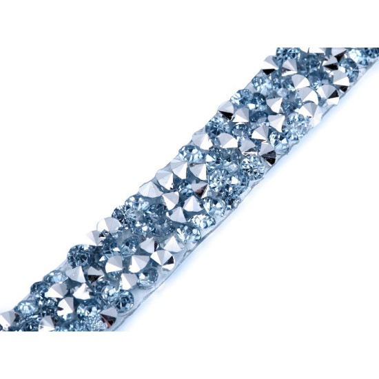 Iron-on rhinestone trimming width 12 mm - Multicolor (27 Meters) Iron-on rhinestone trimming width 12 mm - Multicolor (27 Meters)