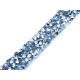 Iron-on rhinestone trimming width 12 mm - Multicolor (27 Meters) Iron-on rhinestone trimming width 12 mm - Multicolor (27 Meters)