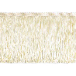 Fringe - shiny, dense, width 15.5 cm - Gold lt. (1 Meter)