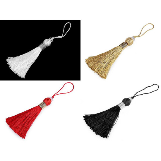Ciucuri decorativi, 24 cm - Negru (1 Bucată) Ciucuri decorativi, 24 cm - Negru (1 Bucată)