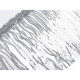 Bandă decorativă organza cu franjuri din paiete, lățime 32 cm - Negru (1 Metru) Bandă decorativă organza cu franjuri din paiete, lățime 32 cm - Negru (1 Metru)