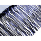 Bandă decorativă organza cu franjuri din paiete, lățime 32 cm - Negru (1 Metru) Bandă decorativă organza cu franjuri din paiete, lățime 32 cm - Negru (1 Metru)