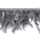 Taśma z piór - indycze pióra szerokość 5-9 cm - Zielony szmaragdowy (10 Metry) Taśma z piór - indycze pióra szerokość 5-9 cm - Zielony szmaragdowy (10 Metry)