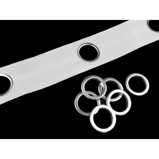 Taśma firanowa z przelotkami szerokość 75 mm - White (40 Metry) Taśma firanowa z przelotkami szerokość 75 mm - White (40 Metry)