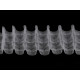 Taśma firanowa szerokość 75 mm marszczenie ołówek - Transparent (1 Metr) Taśma firanowa szerokość 75 mm marszczenie ołówek - Transparent (1 Metr)