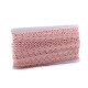 Cotton bobbin lace trim / insert, width 27 mm - Powder (1 Meter) Cotton bobbin lace trim / insert, width 27 mm - Powder (1 Meter)