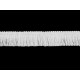 Frędzle bawełniane szerokość 25 mm - White (1 Metr) Frędzle bawełniane szerokość 25 mm - White (1 Metr)
