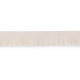 Frędzle bawełniane szerokość 25 mm - White (1 Metr) Frędzle bawełniane szerokość 25 mm - White (1 Metr)