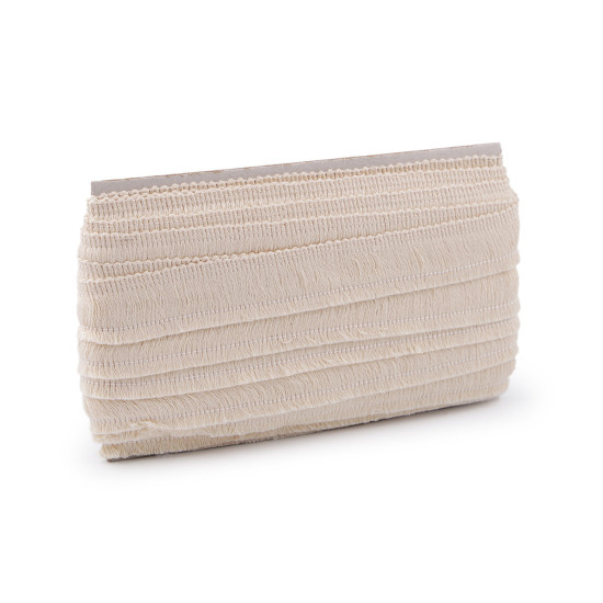 Frędzle bawełniane szerokość 25 mm - White (1 Metr) Frędzle bawełniane szerokość 25 mm - White (1 Metr)