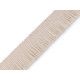 Frędzle bawełniane szerokość 25 mm - White (1 Metr) Frędzle bawełniane szerokość 25 mm - White (1 Metr)