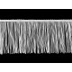 Frędzle połyskujące szerokość 10 cm - White (27 Metry) Frędzle połyskujące szerokość 10 cm - White (27 Metry)