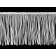 Frędzle połyskujące szerokość 10 cm - White (27 Metry) Frędzle połyskujące szerokość 10 cm - White (27 Metry)