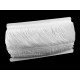 Frędzle połyskujące szerokość 10 cm - White (27 Metry) Frędzle połyskujące szerokość 10 cm - White (27 Metry)