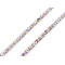 Cadena de pasamanería con pedrería, ancho 2 mm - Cristal ab (27 Metros)