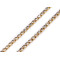 Cadena de pasamanería con pedrería, ancho 2 mm - Cristal (27 Metros)