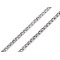 Cadena de pasamanería con pedrería, ancho 2 mm - Cristal (27 Metros)