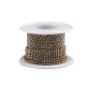 Rhinestone chain / trimming width 2 mm - Crystal ab (9 Meters) Rhinestone chain / trimming width 2 mm - Crystal ab (9 Meters)