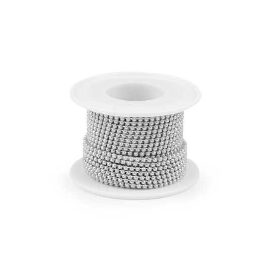 Imitation pearl chain trim / braid width 2 mm - Pearl (1 Meter) Imitation pearl chain trim / braid width 2 mm - Pearl (1 Meter)